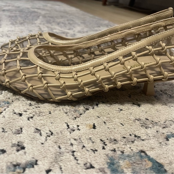 Cult Gaia Kenny Goatskin Woven PVC Pumps - Picture 4 of 5